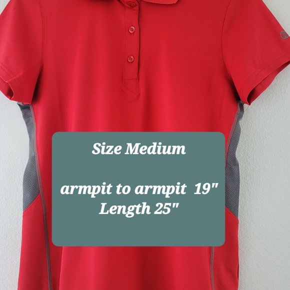 Champion Performax Womens Sz M Athletic Polo Short Sleeve Tech Work Shirt NEW - Picture 4 of 11